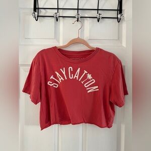 Aeropostale Red Staycation Tee